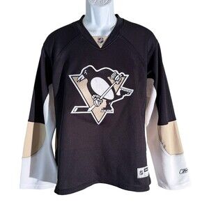 PITTSBURGH PENGUINS Women's Long Sleeve Pull-Over NHL Reebok Jersey XL